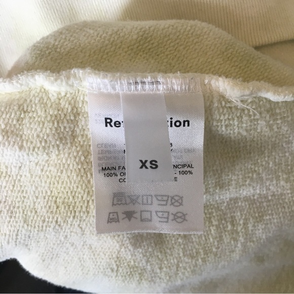 Reformation Jeans Green Tie Dye Pullover Hoodie - Picture 8 of 8